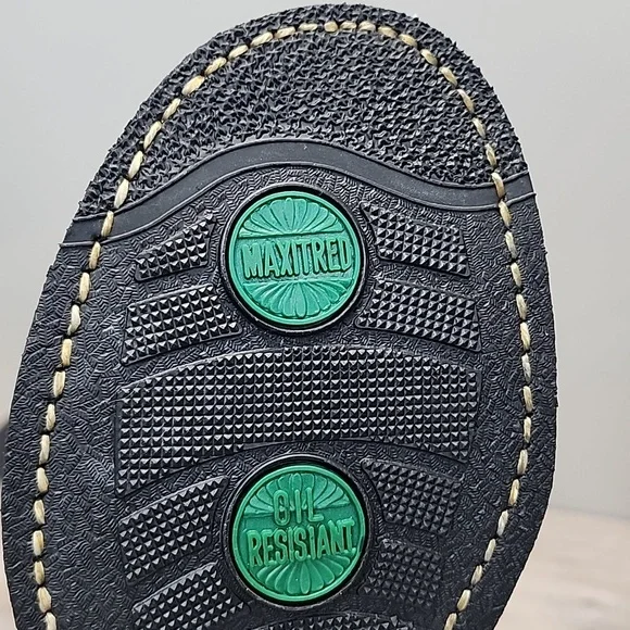 NEW VNTG Leather Military Maxitred Jump Tall Combat Lace-Up Boots Blk Sz 10 - Picture 14 of 16